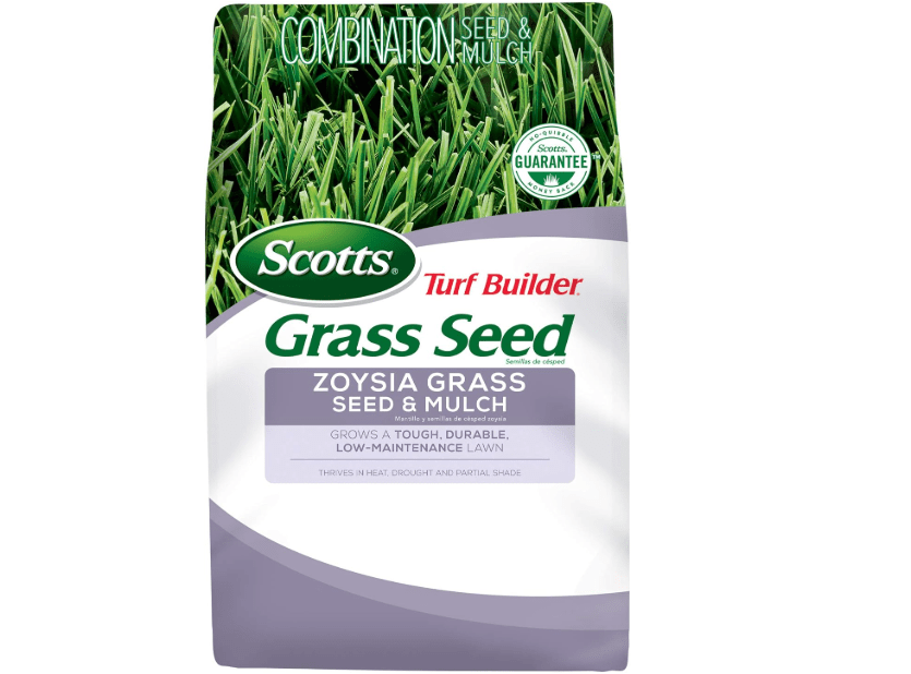 
Scotts Turf Builder Zoysia Grass Seed & Mulch, Grows a Tough, Low-Maintenance Lawn, 5 lbs.