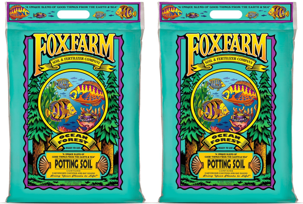 FoxFarm Ocean Forest Potting Soil, 12qt – Light, Aerated Texture, Designed for All Container Plants – pH Adjusted for Optimal Nutrient Uptake, Effectively.
