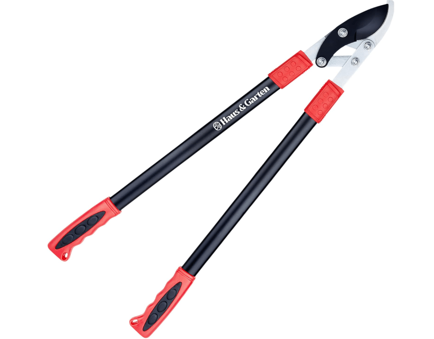 Haus & Garten PowerPRO Compound Action 29" Bypass Loppers - Use as loppers for tree trimming, branch cutters, heavy-duty garden pruning tree