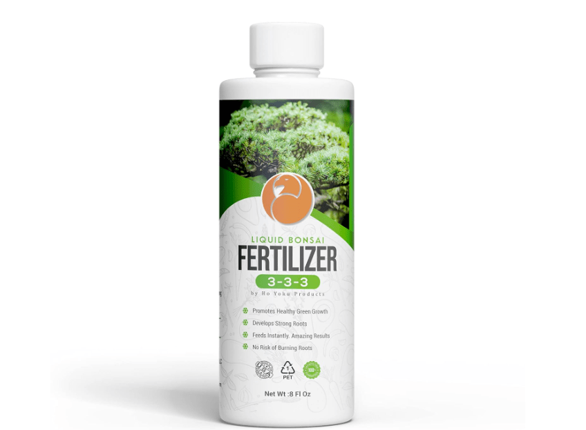 Bonsai Fertilizer by Ho Yoku - Water Soluble and Free of Odor, 3-3-3 Liquid Bonsai Food and Fast Acting for Indoor Plants