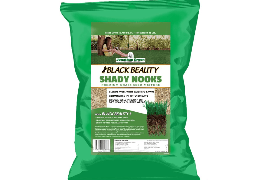 Jonathan Green (11960) Black Beauty Shady Nooks Grass Seed - Cool Season Lawn Seed