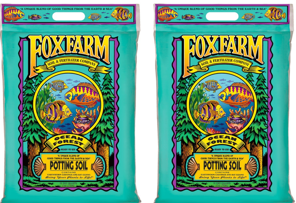 FoxFarm Ocean Forest Potting Soil, 12qt – Light, Aerated Texture, Designed for All Container Plants – pH Adjusted for Optimal Nutrient Uptake, Effectively