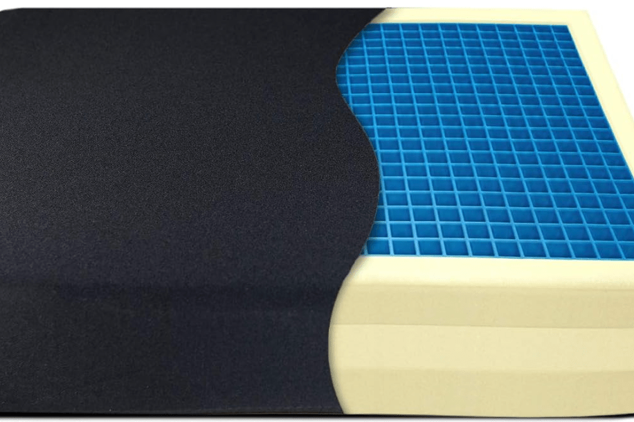 Tail Mate Gelcore Premium Seat Cushion – Non-Slip Gel Seat Cushion for Office Chairs, Car Seats, and More, Sciatica and Back Pain Relief