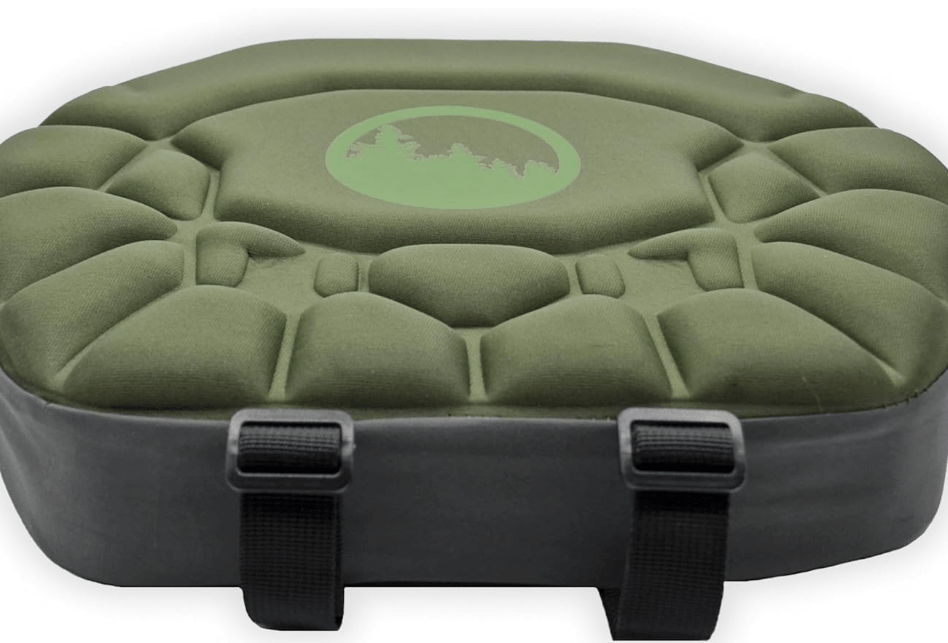 XOP Tour XL Hang On Treestand Seat Cushion - XOP Green and Storm Grey, Extra Large - 4 Layer Closed Cell Foam, Waterproo