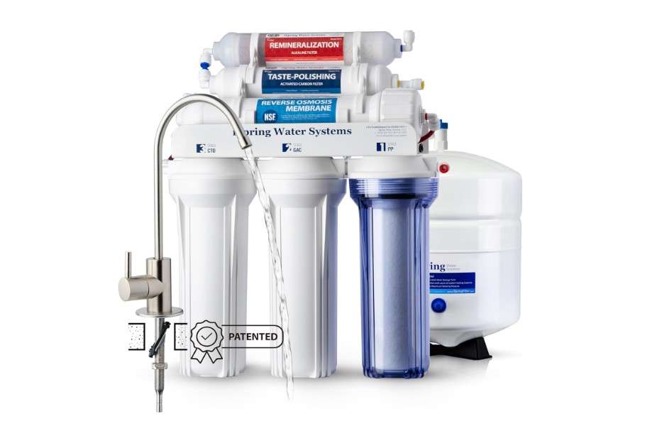 iSpring RCC7AK, NSF Certified, 75 GPD, Alkaline 6-Stage Reverse Osmosis System, pH+ Remineralization RO Water Filter System Under Sink, Patented Top-Mounted...
