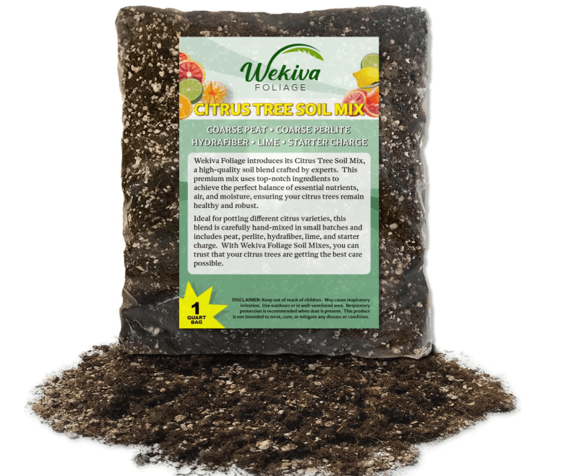  Citrus Growing Soil Mix – 1 Quart - Custom Soil Blend – Potting Mix for Citrus Trees – Specially Developed by and for Professional Nursery Growers