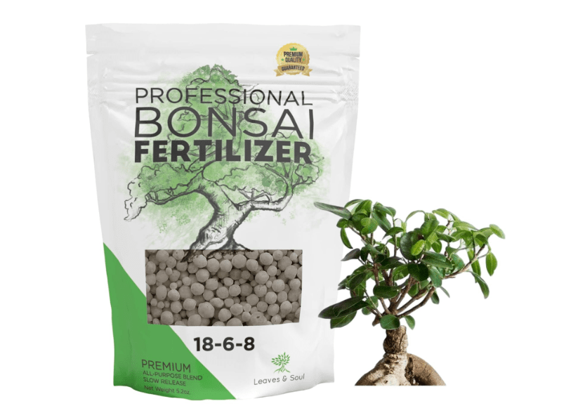 Leaves and Soul Bonsai Fertilizer Pellets |18-6-8 Slow Release Pellets for Seedlings, Mature Plants, All Tree Types | Multi-Purpose Blend & Gardening.