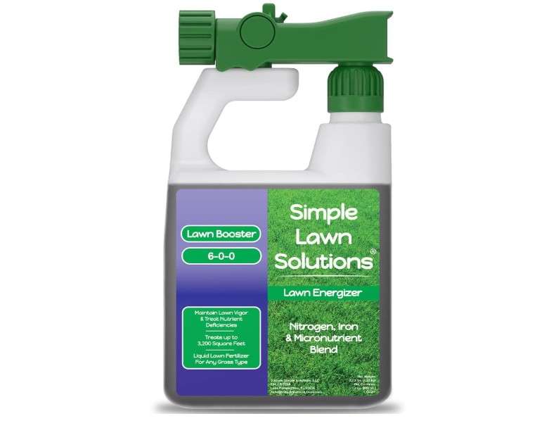 Commercial Grade Lawn Fertilizer with Iron- Liquid Fertilizer Spray- Nitrogen and Iron for Deeper Green Turf- Any Grass Type - Simple Lawn Solutions - Lawn...
