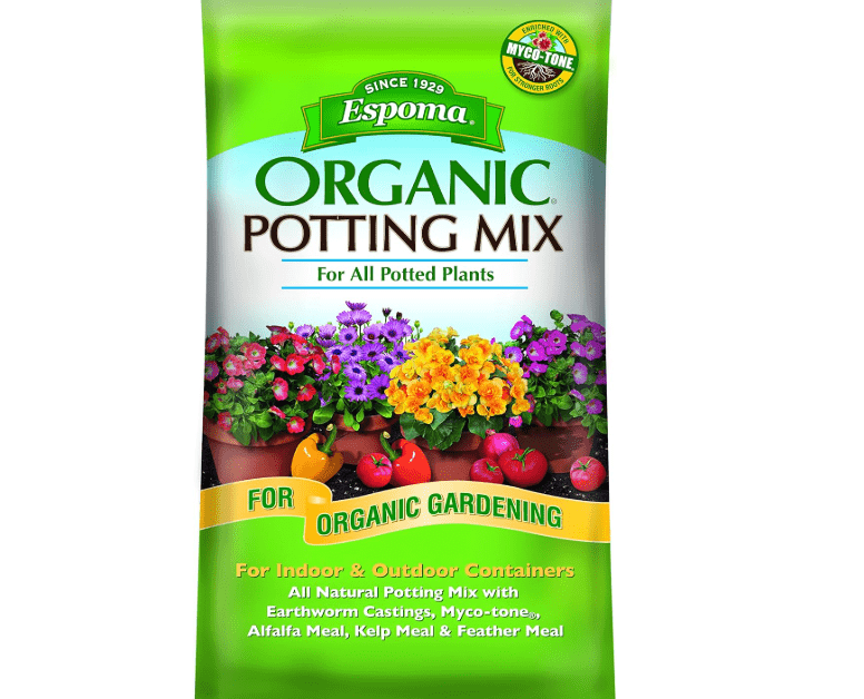  Espoma Organic Potting Soil Mix - All Natural Potting Mix For All Indoor & Outdoor Containers Including Herbs & Vegetables. For Organic Gardening
