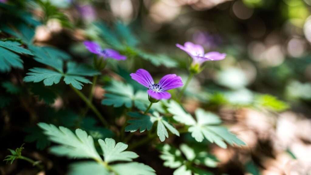 purple butterfly plant