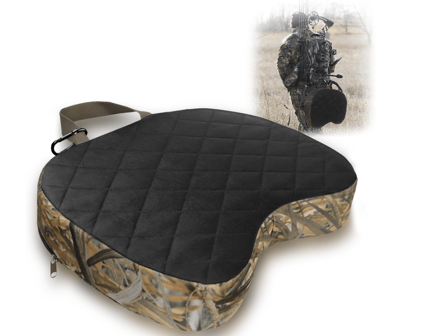 
URMONA Portable Hunting Seat Cushion, 11.4 x 15.7 x 2.8in Thickening Lightweight Outdoor Cushion, Waterproof Sponge Dirty Proof Pad for Hunting, Camping