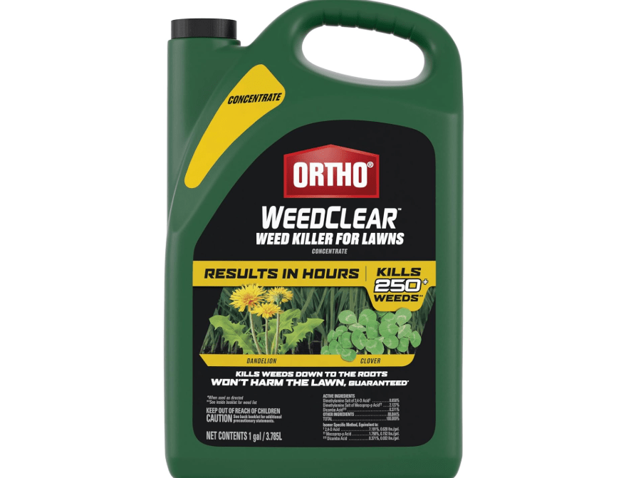 Ortho WeedClear Weed Killer for Lawns Concentrate, Kills Dandelion and Clover,