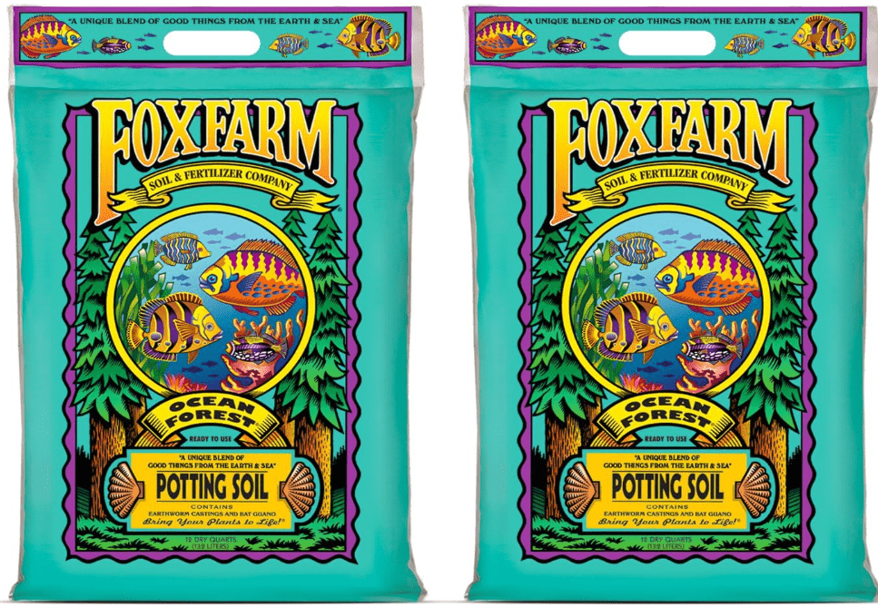 FoxFarm Ocean Forest Potting Soil, 12qt – Light, Aerated Texture, Designed for All Container Plants – pH Adjusted for Optimal Nutrient Uptake