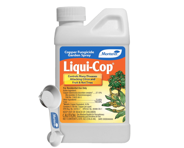 Monterey Liqui-Cop - Copper Fungicide Garden Spray for Citrus and Fruit & Nut Trees - 8 oz (8 oz)