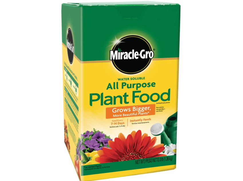 Miracle-Gro Water Soluble All Purpose Plant Food, Fertilizer for Indoor or Outdoor Flowers, Vegetables or Trees,