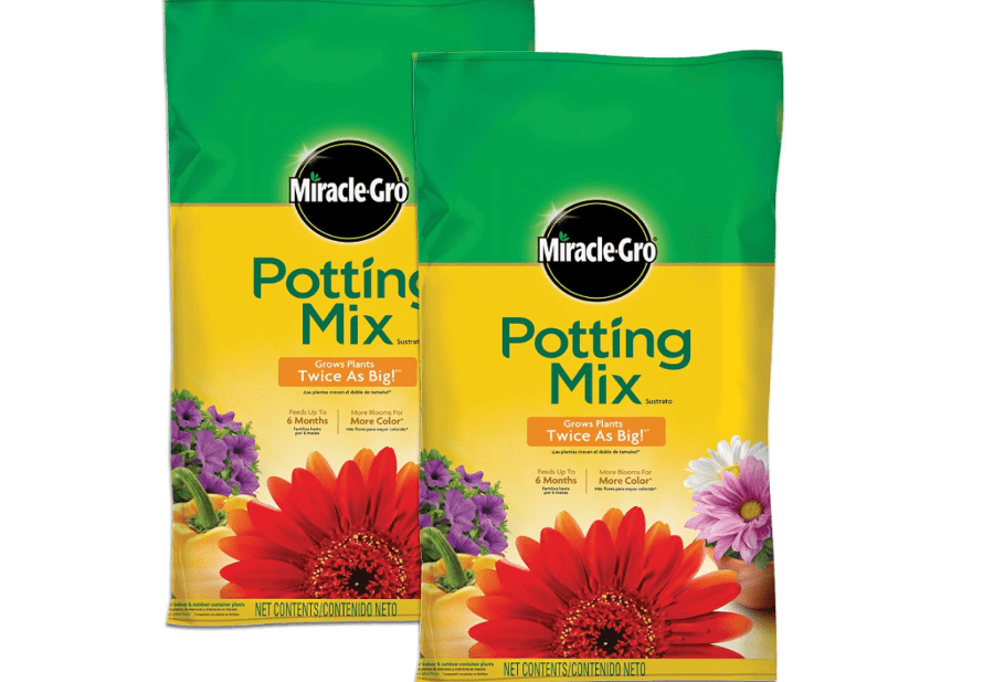 
Miracle-Gro Potting Mix, For Container Plants, Flowers, Vegetables, Shrubs, Annuals, Perennials, Feeds up to 6 Months, 