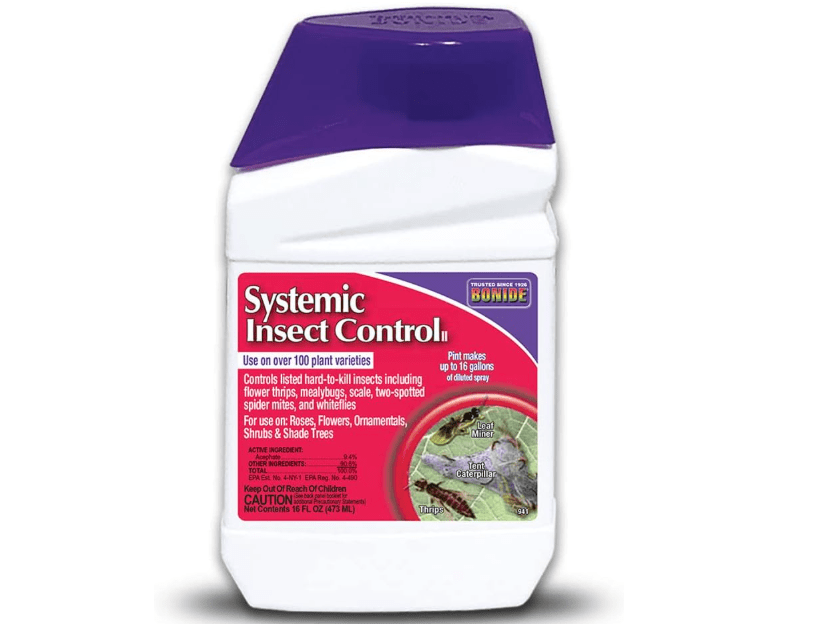 Bonide Systemic Insect Control, 16 oz Concentrate Long Lasting Insecticide for Outdoor Gardening, Makes 16 Gallons