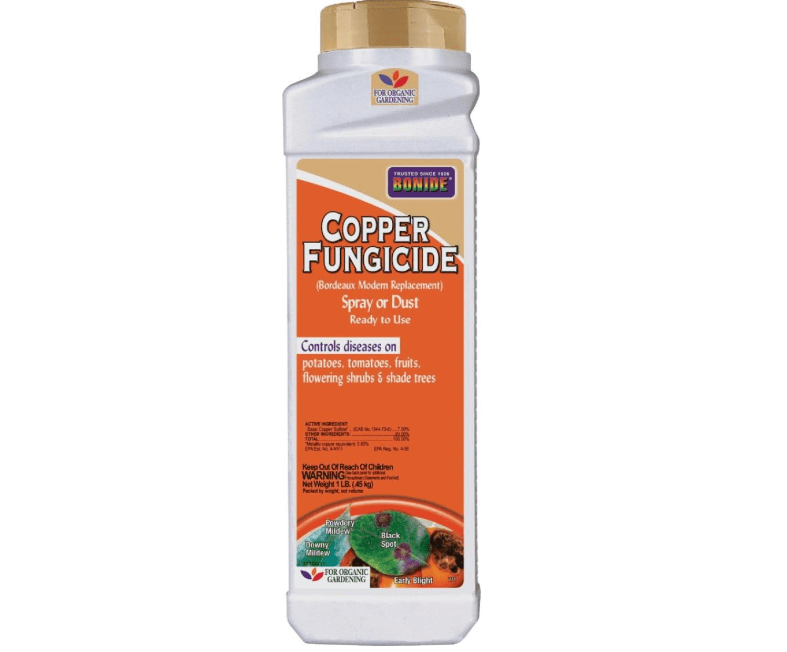 
Bonide Copper Fungicide, 1 lb. Ready-to-Use Spray or Dust for Organic Gardening, Controls Common Diseases in Lawn & Garden