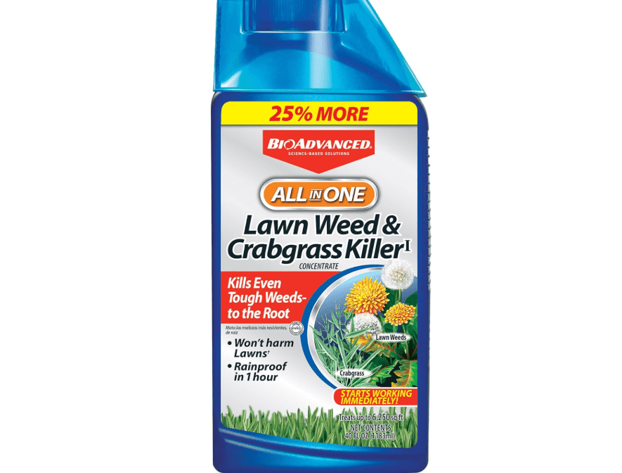 BioAdvanced All-In-One Lawn Weed and Crabgrass Killer I, Concentrate,