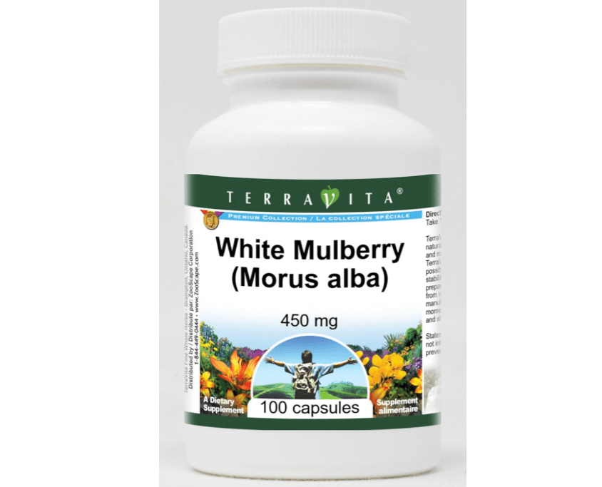  White Mulberry (Morus alba) - 450 mg (100 Capsules, ZIN: 516644)
