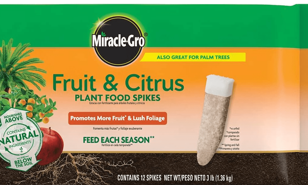  Miracle-Gro Fruit & Citrus Plant Food Spikes