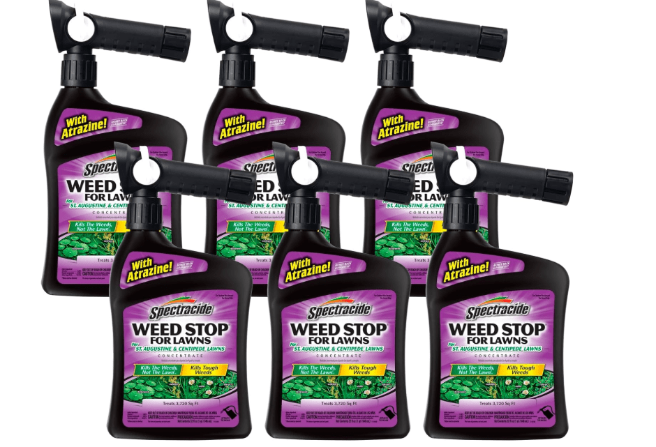 Spectracide Weed Stop For Lawns For St. Augustine & Centipede Lawns Concentrate, Ready-to-Spray, 32-Ounce, 6-Pack, Clear