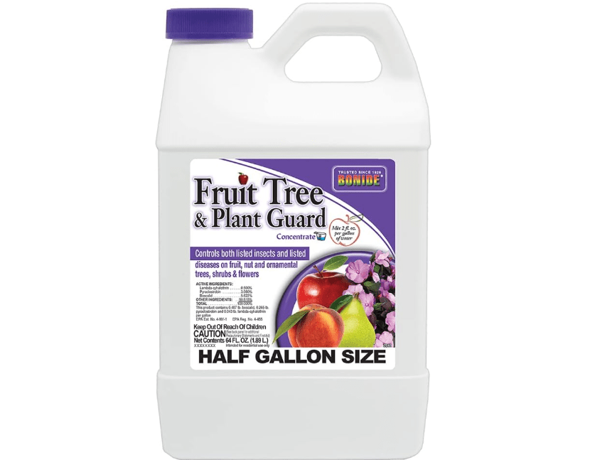 
Bonide Fruit Tree & Plant Guard, 64 oz Concentrate, Multi-Purpose Fungicide, Insecticide and Miticide for Home Gardening