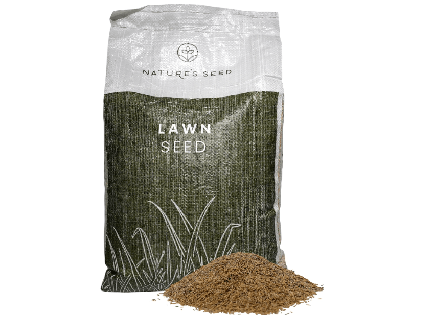 Nature’s Seed Fine Fescue Turf Grass Seed Mix Blend, Shade-Tolerant, Low Water, Cool-Season, for Garden, Lawn, Yard, 5 Lbs