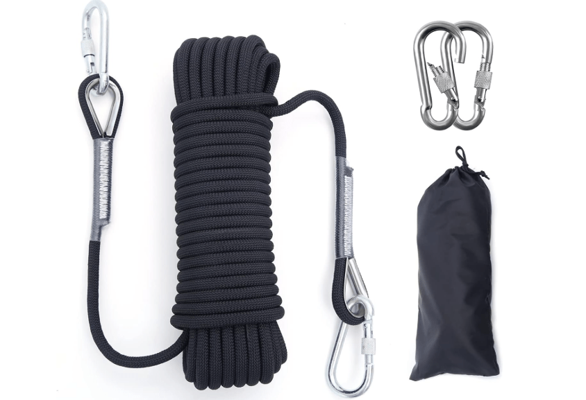 
XINSHUNCAN 10mm/12mm Climbing Rope, Outdoor Static Rock Climbing Rope, Tree Climbing Rappelling Rope, Escape Nylon Rope, Ice Climbing Equipment Fire Rescue.