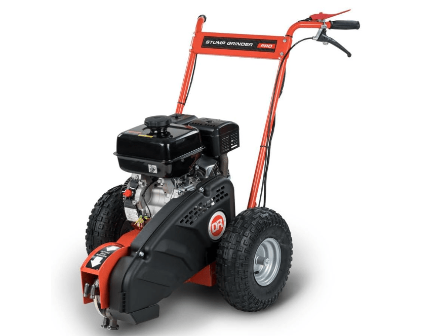 
DR Stump Grinder PRO - Fast and Easy Stump Removal - Gas Powered OHV 9 HP Engine - Includes 8, 3 Sided Tungsten Carbide Tipped Grinding Teeth - Up to 3 Foot