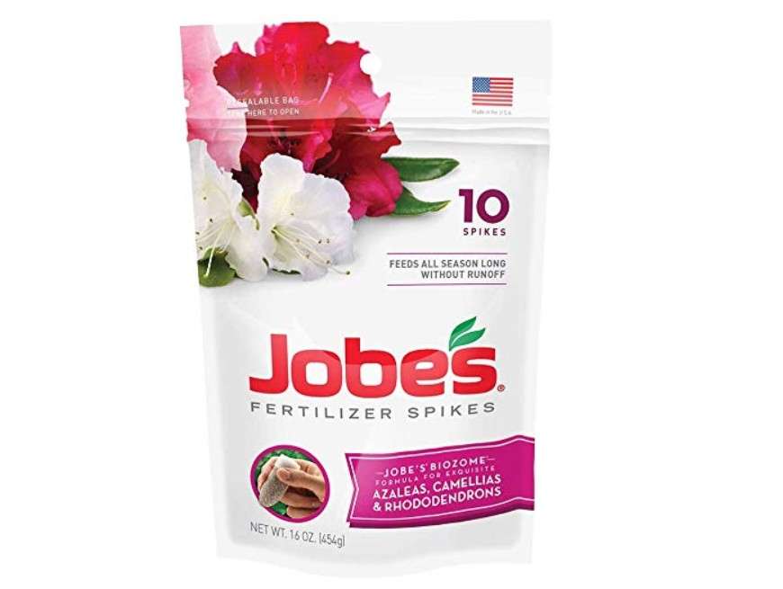 Jobe's Azalea, Camellia & Rhododendron Fertilizer Spikes, 10 Spikes, 4 Pack