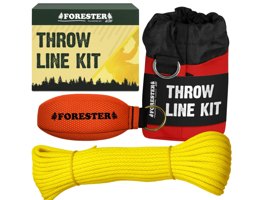 
FORESTER Professional Arborist Throw Line Kit with Storage Bag | Tree Felling Equipment with Arborist Throw Bag | Throw Rope, Throw Weight, and Storage Bag