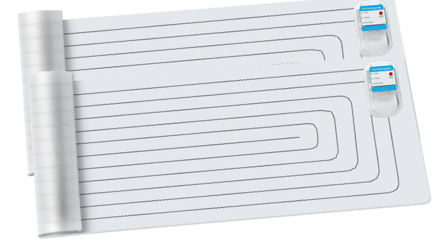 PAPARELA Scat Shock Mat for Dogs and Cats Indoor, Pet Shock Mats for Training Pets, Electric Repellent Mat Keeps Dogs and Cats Off Counter, Couch and Sofa,