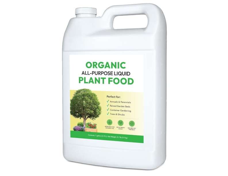 Organic All-Purpose Liquid Plant Food - Use on All Outdoor Plants: Flower Beds, Vegetable Gardens, Container Gardening | Concentrated Liquid Fertilizer...