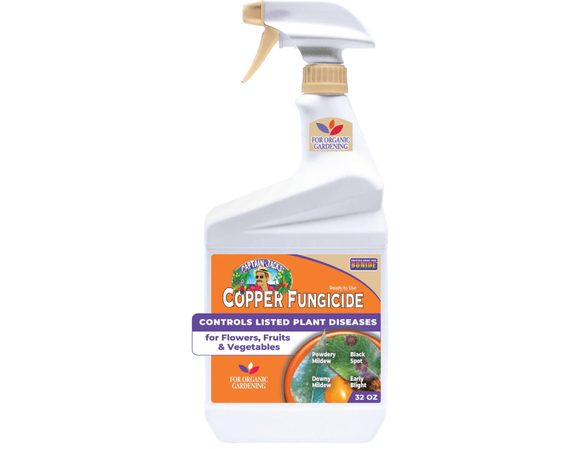 
Bonide Captain Jack's Copper Fungicide, 32 oz Ready-to-Use Spray for Organic Gardening, Controls Common Diseases
