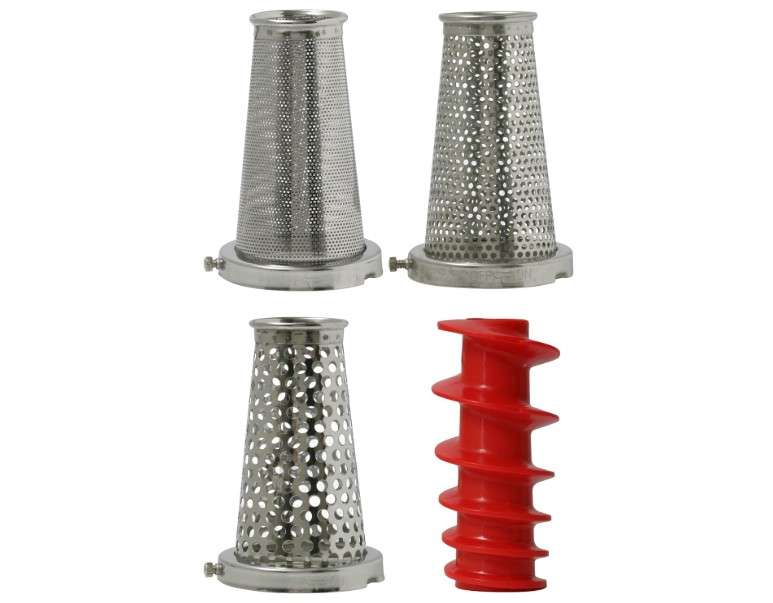 Set of 4 Accessories for VKP250 Food Strainer