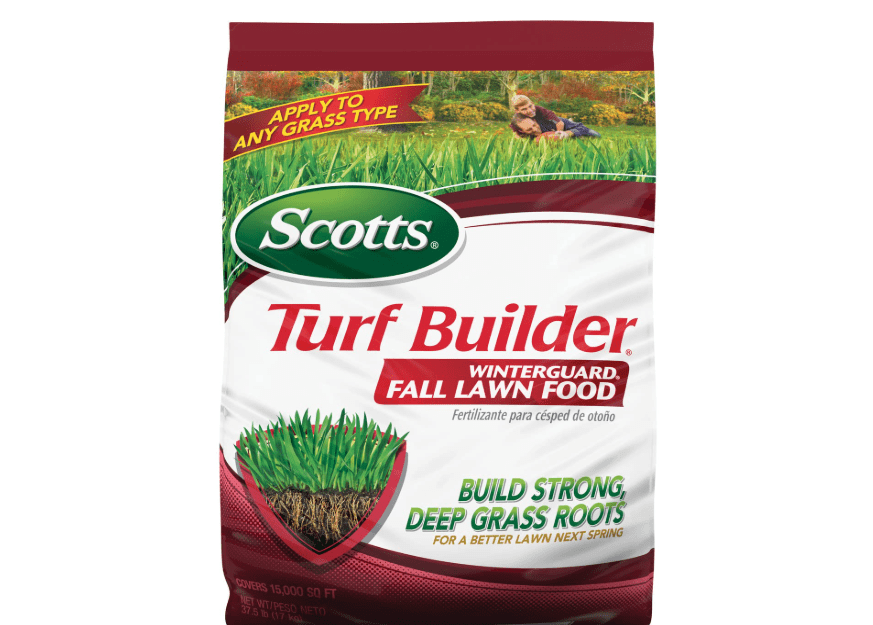 Scotts Turf Builder WinterGuard Fall Lawn Fertilizer for All Grass Types, 15,000 sq. ft., 37.5 lbs.