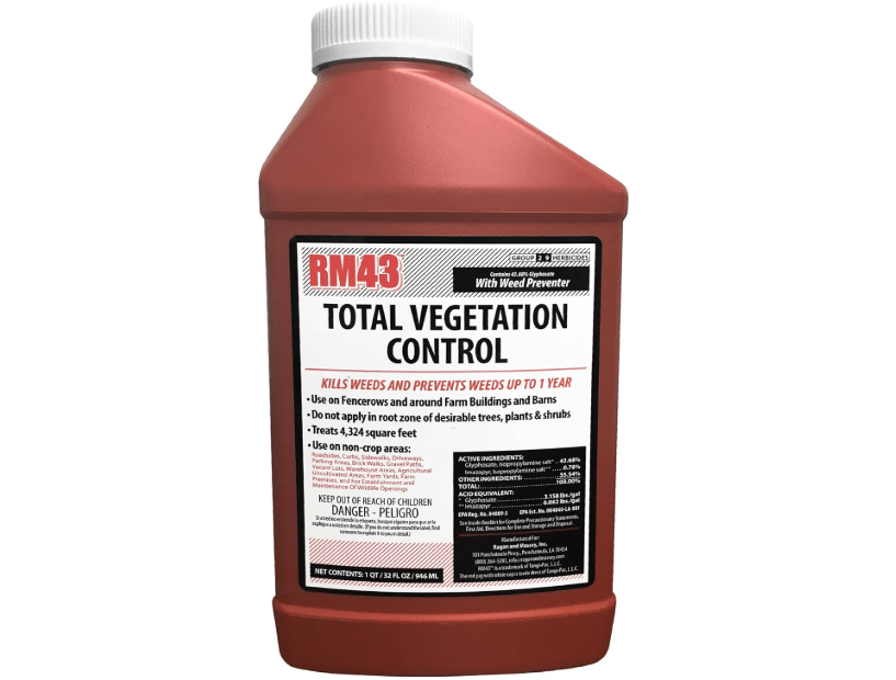 RM43 76502 32Oz Total Veg Control Glyph Imazapyr Weed Preventer, 0.25 - Gallon