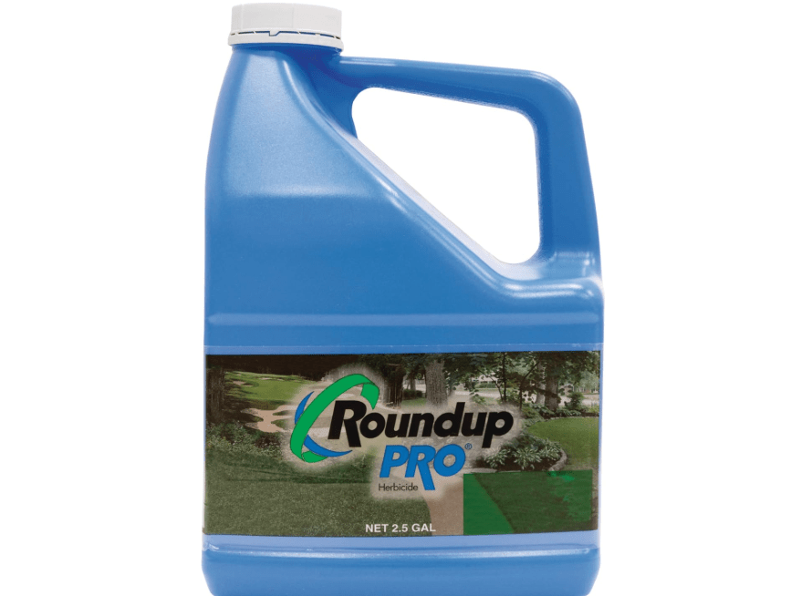 Roundup Pro Herbicide Industrial Weed Control for Annual and Perennial Weeds such as Woody Brush, Trees, and Vines, 2.5 Gal.
