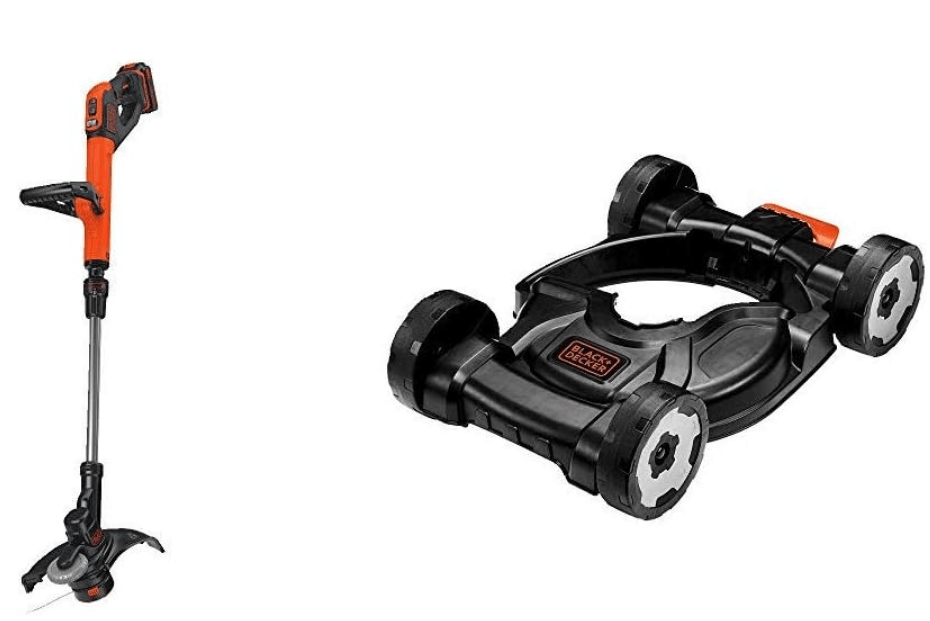 
BLACK+DECKER 20V MAX 2-Speed String Trimmer/Edger with Lawn Mower Removable Deck for String Trimmer (LST522 