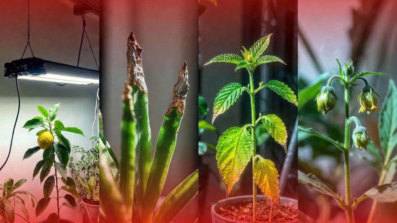Common grow light mistakes that cause lemon tree problems