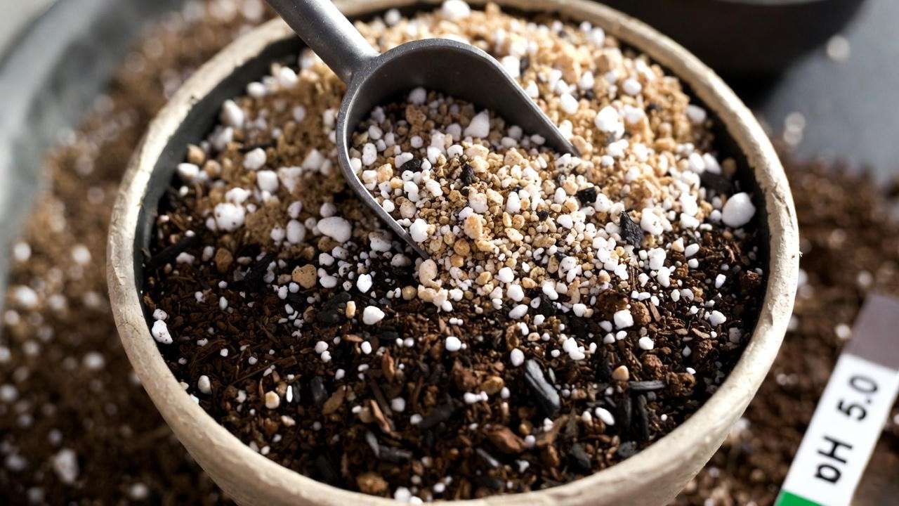 Homemade acidic soil mix recipe for princess pine tree (Lycopodium clavatum)