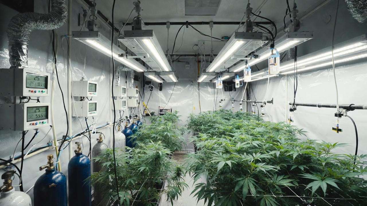 Ideal cannabis grow room environment to prevent hermaphrodites