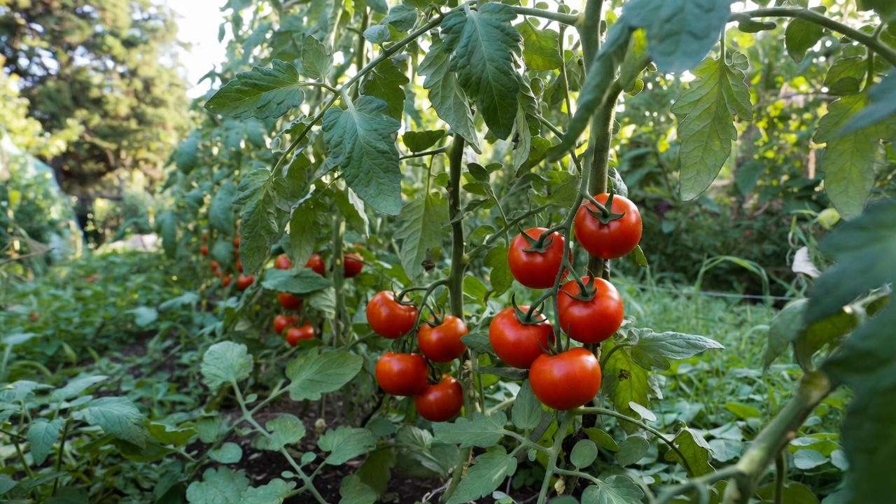 Improved airflow and disease prevention after proper tomato pruning