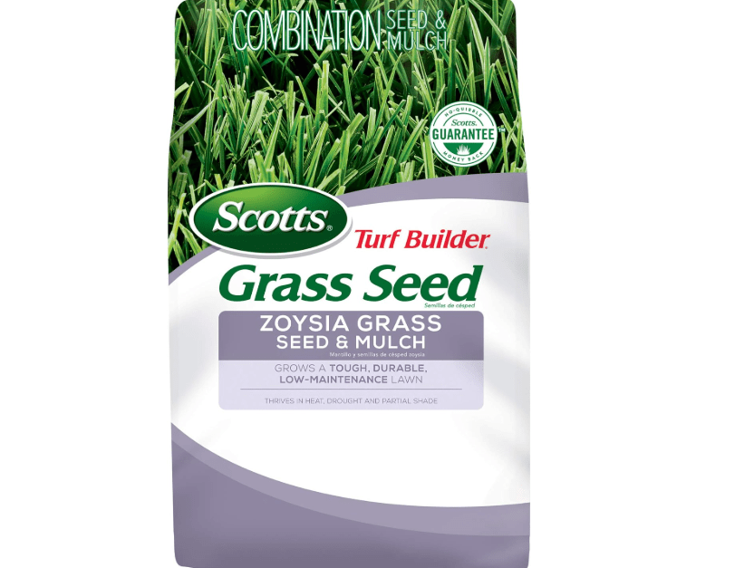 
Scotts Turf Builder Zoysia Grass Seed & Mulch, Grows a Tough, Low-Maintenance Lawn, 5 lbs.