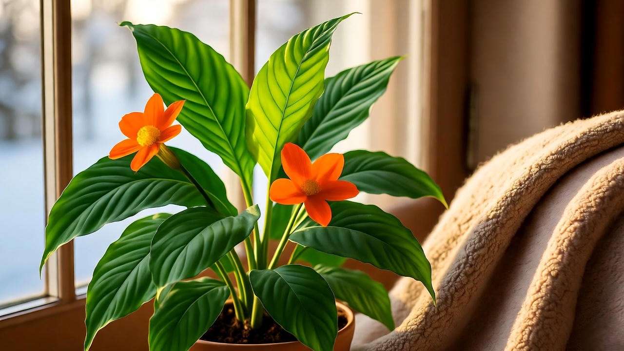 Trinette plant in a cozy winter indoor decor."