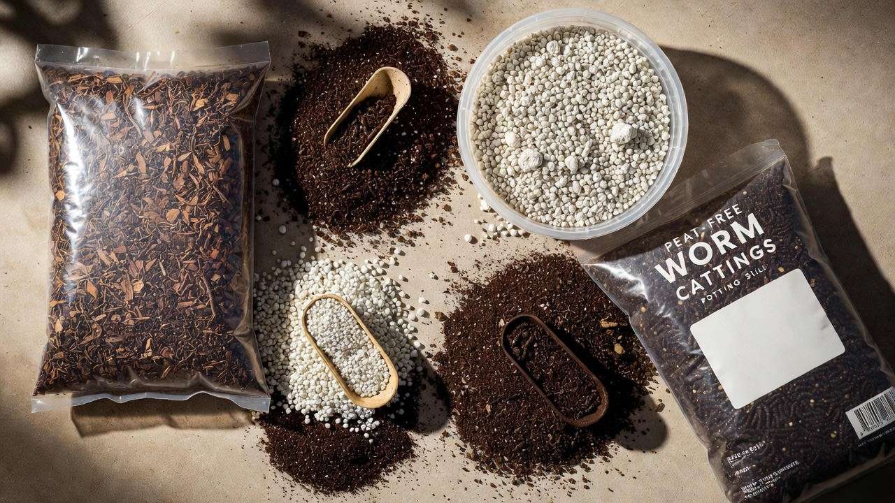 Best DIY potting mix ingredients for Aglaonema Maria – orchid bark, perlite, worm castings