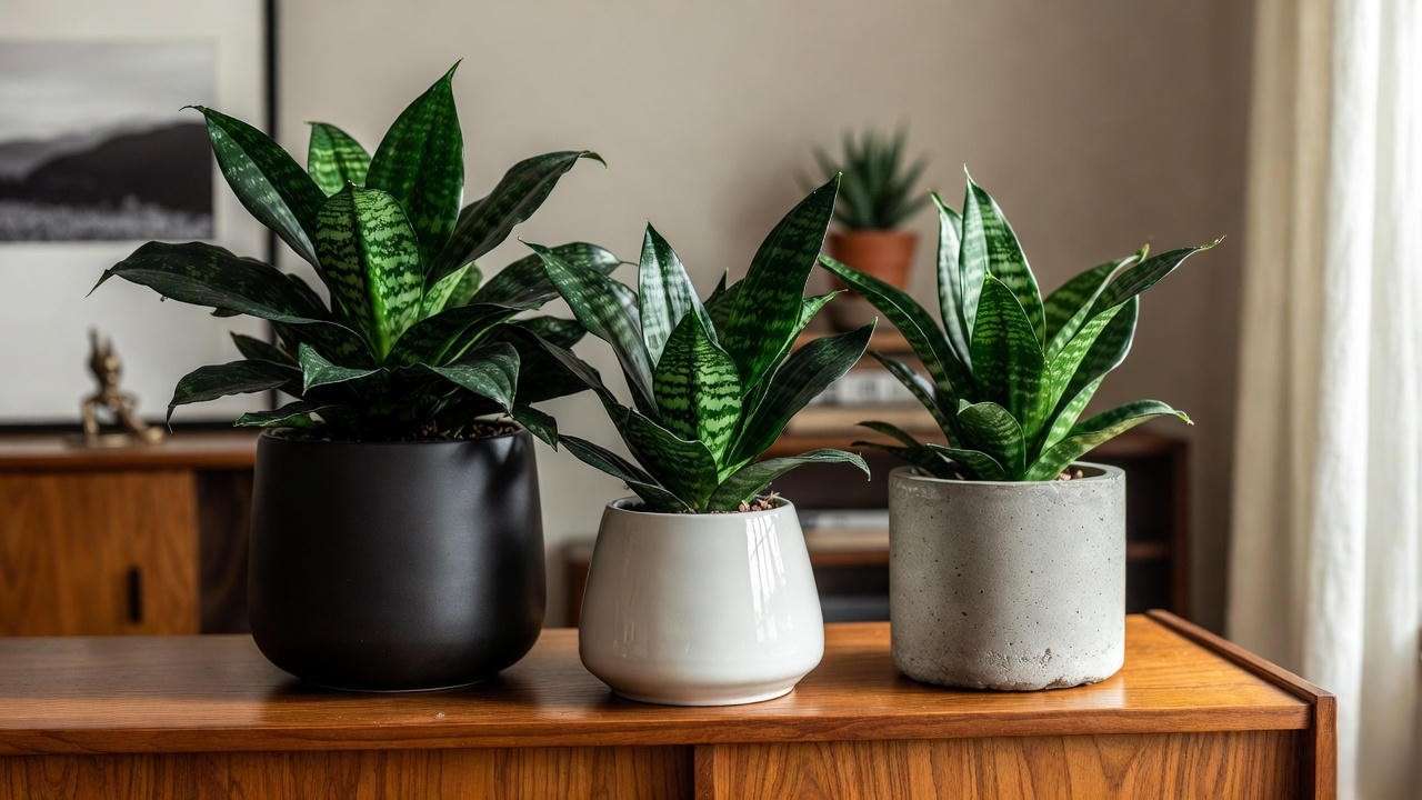 2025 Golden snake plant styling ideas – modern pots and placement inspiration