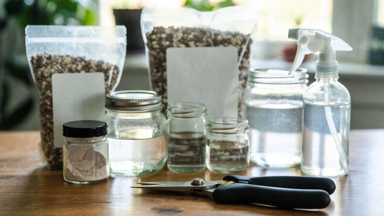 Essential tools and materials for propagating umbrella plant at home