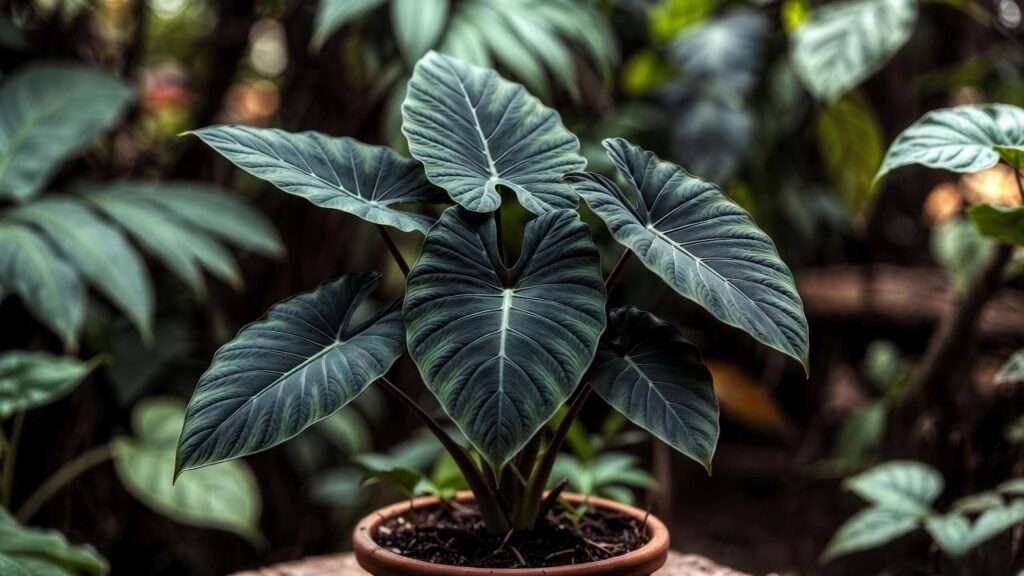 alocasia regal shield plant